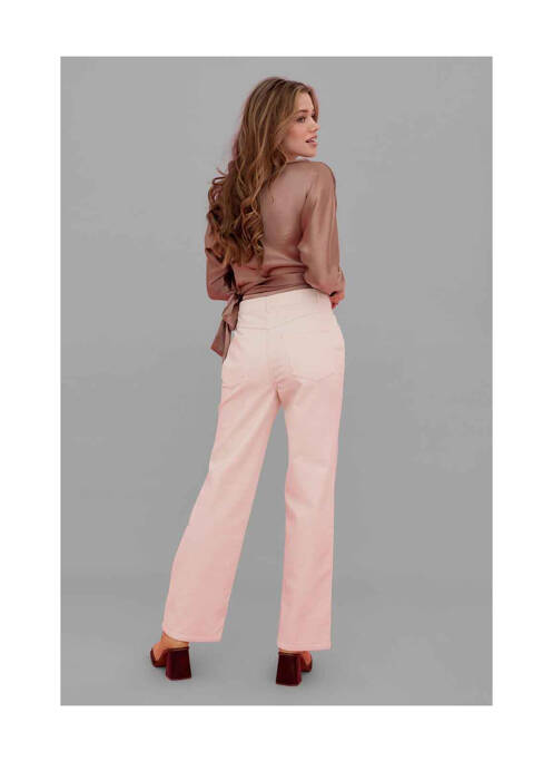 Pantalon large beige VERO MODA pour femme