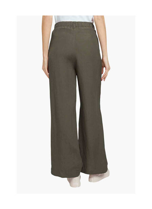 Pantalon flare vert TOM TAILOR pour femme