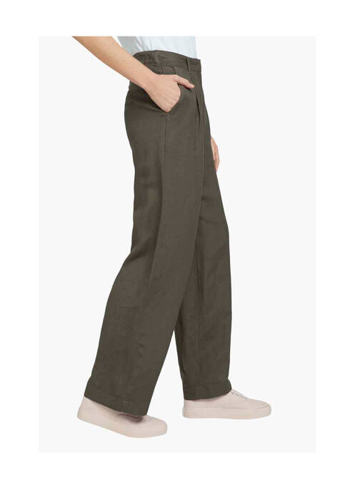 Pantalon flare vert TOM TAILOR pour femme