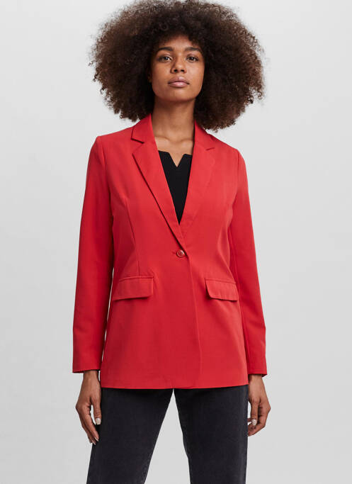 Blazer rouge VERO MODA pour femme