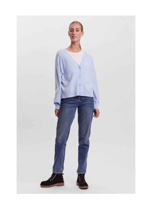 Gilet manches longues bleu VERO MODA pour femme