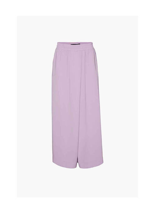 Pantalon 7/8 violet VERO MODA pour femme