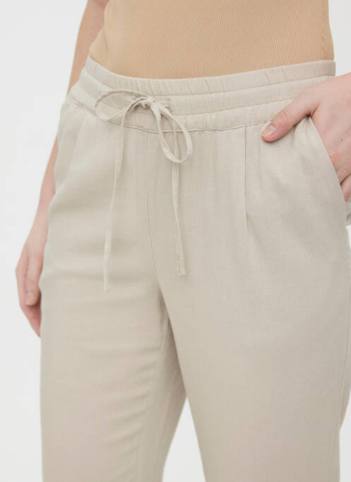 Pantalon slim argent VERO MODA pour femme