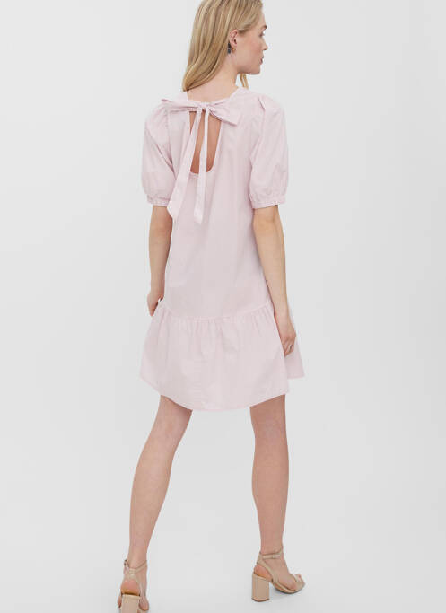 Robe courte rose VERO MODA femme