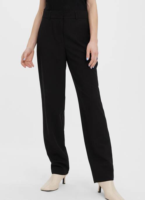 Pantalon chino noir VERO MODA pour femme