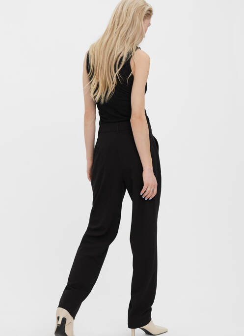 Pantalon chino noir VERO MODA pour femme