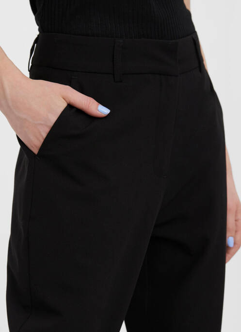 Pantalon chino noir VERO MODA pour femme