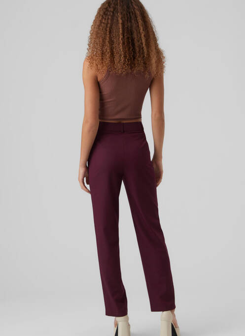 Pantalon chino rouge VERO MODA femme
