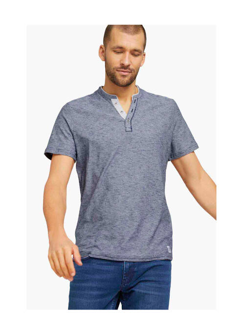 T-shirt bleu TOM TAILOR pour homme