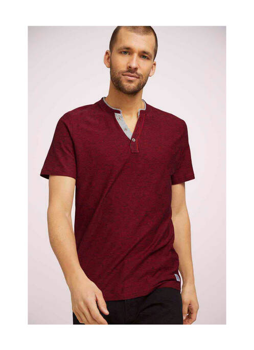 T-shirt rouge TOM TAILOR pour homme