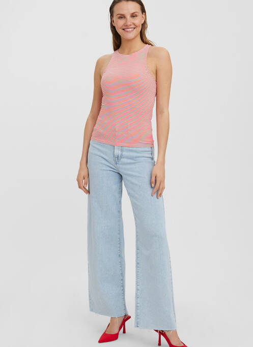 Débardeur rose VERO MODA pour femme
