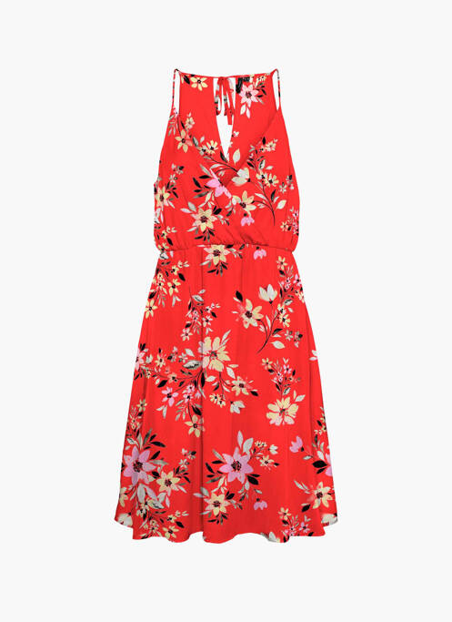 Robe courte rouge VERO MODA pour femme