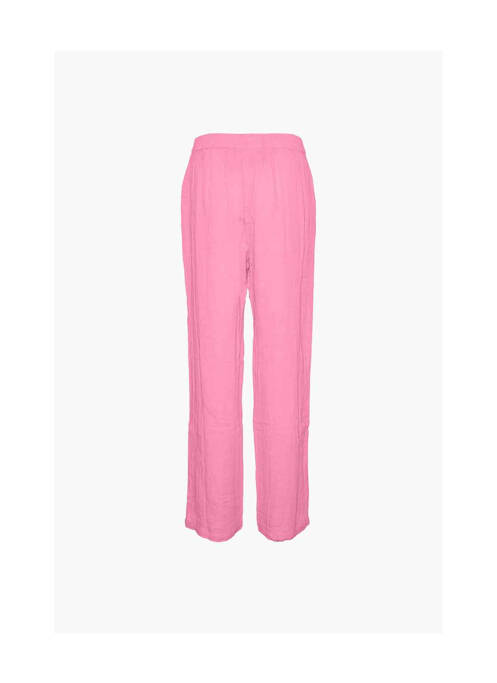 Pantalon droit rose VERO MODA pour femme