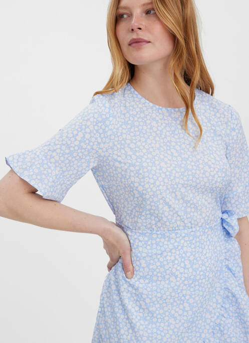 Robe courte bleu VERO MODA femme