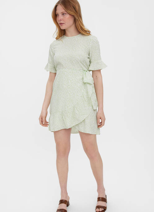 Robe courte vert VERO MODA femme