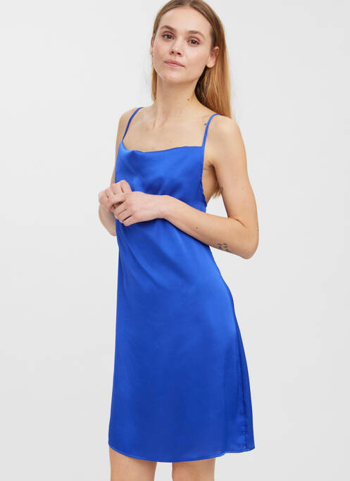 Robe courte bleu VERO MODA pour femme