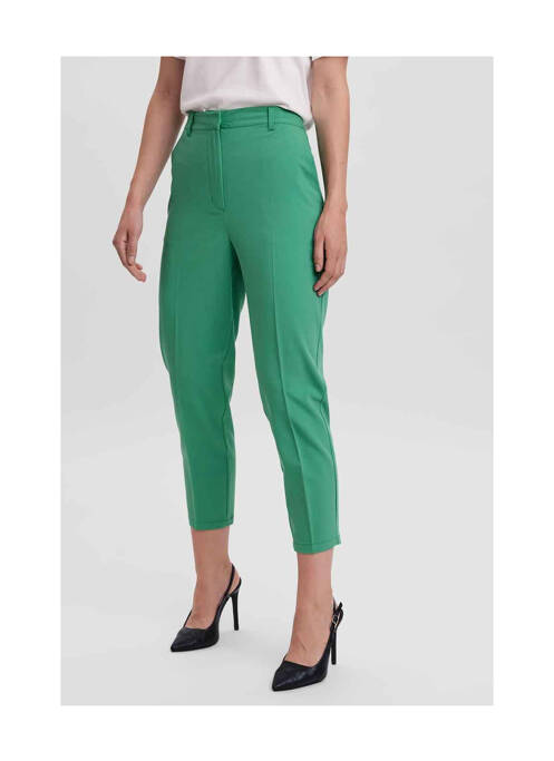 Pantalon slim vert VERO MODA pour femme