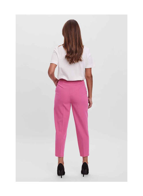 Pantalon 7/8 rose VERO MODA pour femme