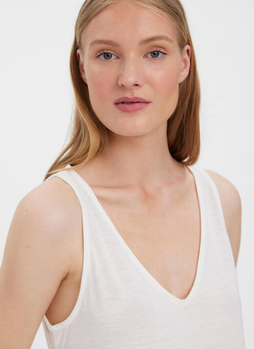 Robe courte blanc VERO MODA pour femme