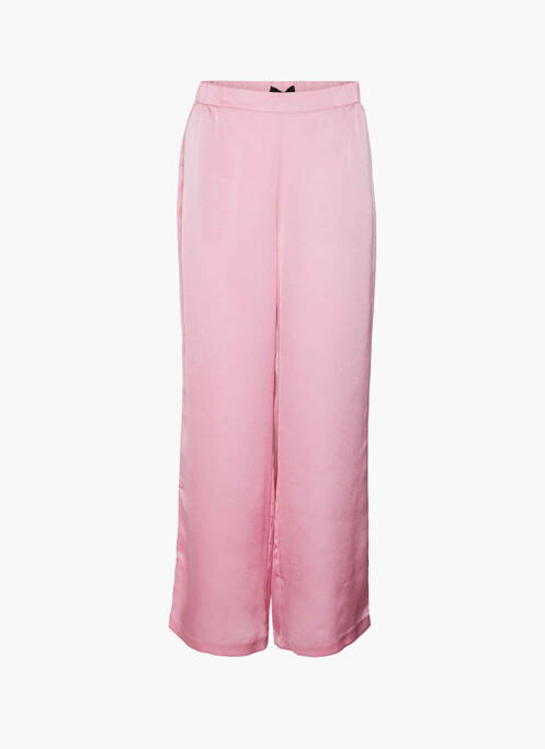 Pantalon droit rose VERO MODA pour femme