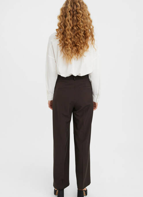 Pantalon chino marron VERO MODA pour femme