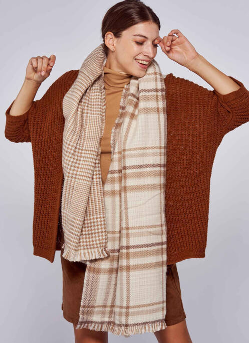 Echarpe beige TOM TAILOR femme