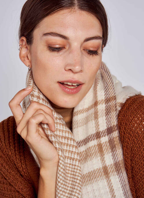 Echarpe beige TOM TAILOR femme