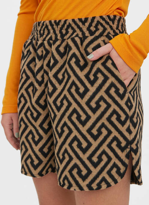 Short marron VERO MODA pour femme