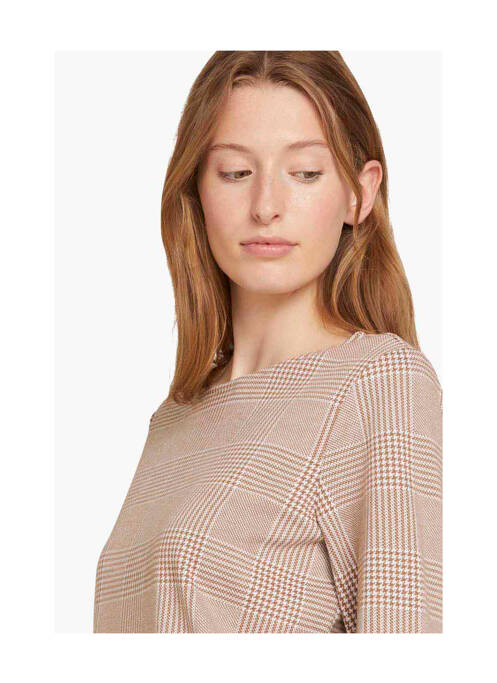 T-shirt beige TOM TAILOR pour femme