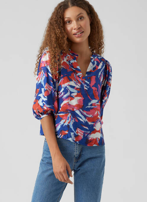 Chemisier bleu VERO MODA pour femme