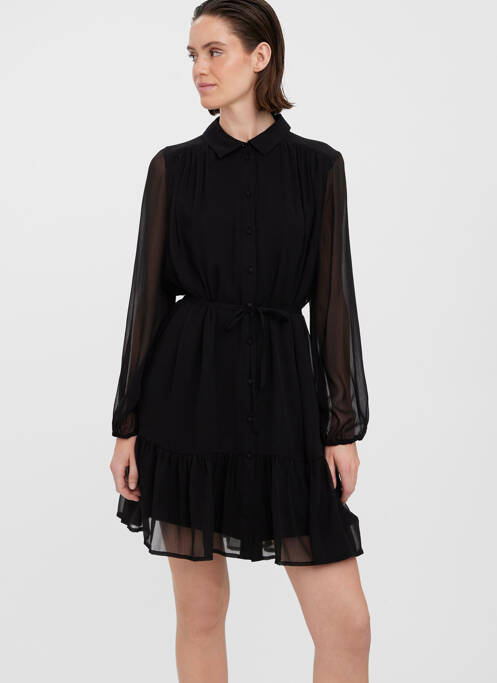 Robe courte noir VERO MODA pour femme