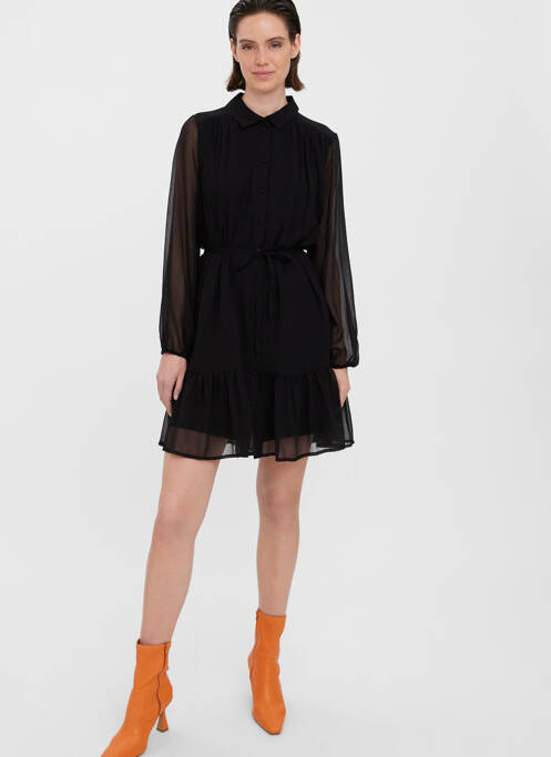 Robe courte noir VERO MODA pour femme