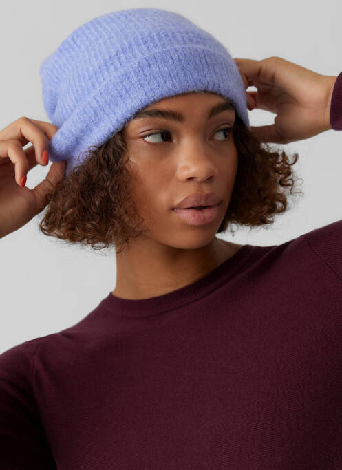 Bonnet violet VERO MODA pour femme