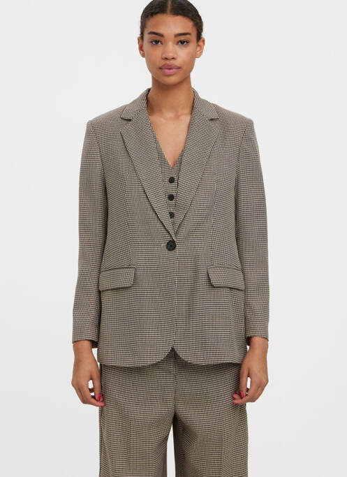 Blazer marron VERO MODA pour femme