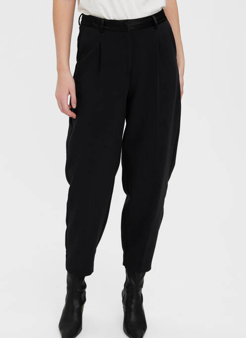 Pantalon chino noir VERO MODA pour femme