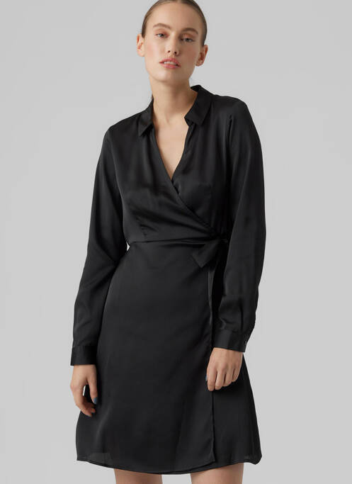 Robe courte noir VERO MODA pour femme