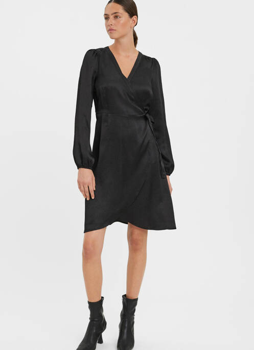 Robe courte noir VERO MODA pour femme