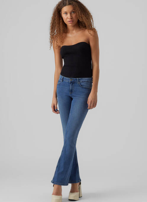 Jean coupe flare bleu VERO MODA pour femme