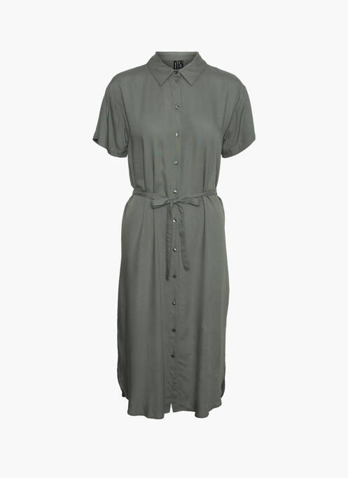 Robe mi-longue vert VERO MODA pour femme