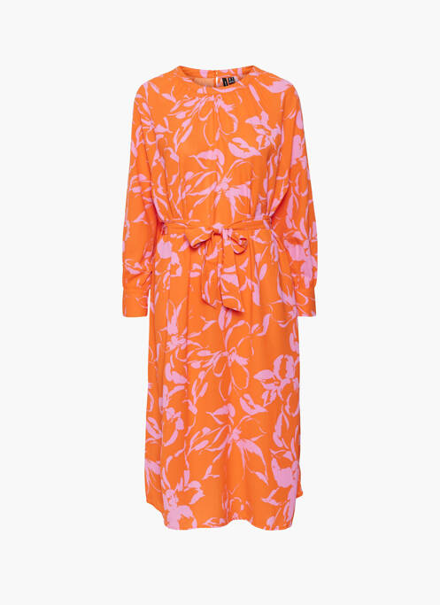 Robe longue orange VERO MODA pour femme