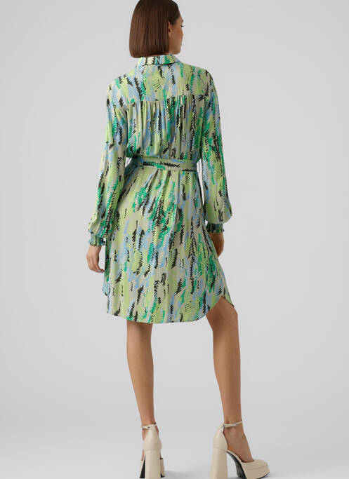 Robe mi-longue vert VERO MODA pour femme