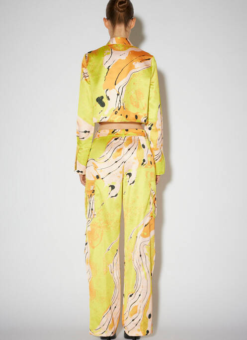 Pantalon chino jaune SOMETHING NEW femme