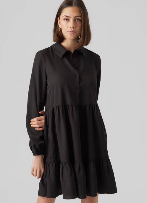 Robe courte noir VERO MODA pour femme