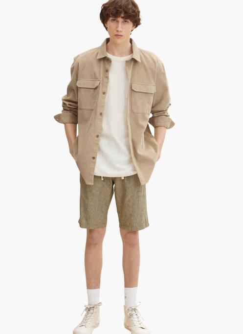 Short vert TOM TAILOR pour homme