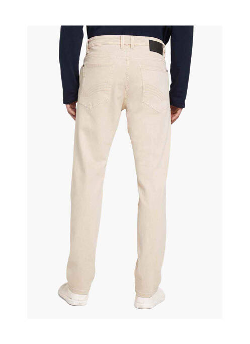 Jeans coupe droite beige TOM TAILOR pour homme