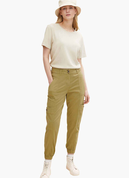 Pantalon cargo vert TOM TAILOR pour femme