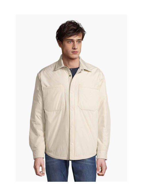 Veste casual beige TOM TAILOR pour homme