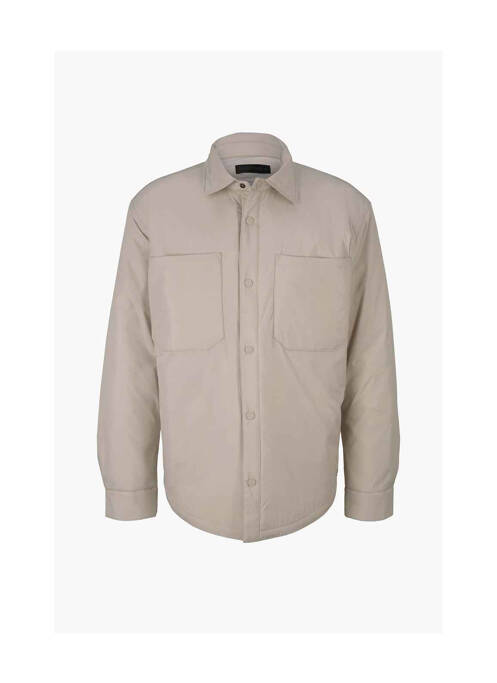 Veste casual beige TOM TAILOR pour homme