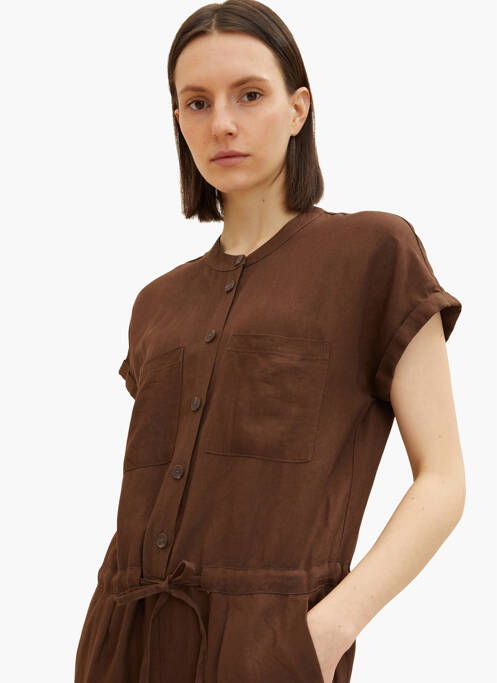 Blouse marron TOM TAILOR femme