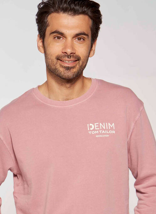 Sweat-shirt rose TOM TAILOR pour homme